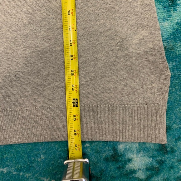 Vince Silk & Cashmere V-Neck Sweater Grey Small - Picture 9 of 11